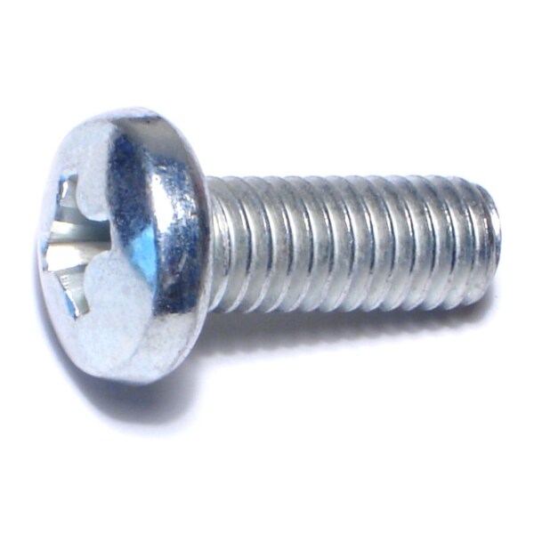 Midwest Fastener 3/18"-16 x 1 in Phillips Pan Machine Screw, Zinc Plated Steel, 10 PK 77562 - main